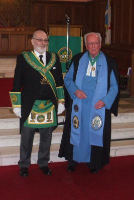 RWPGM Bro Alistair T Marshall with Rev Bro Colin Mailer