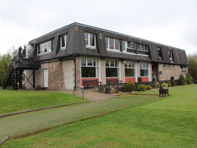 Clubhouse at Alloa GC