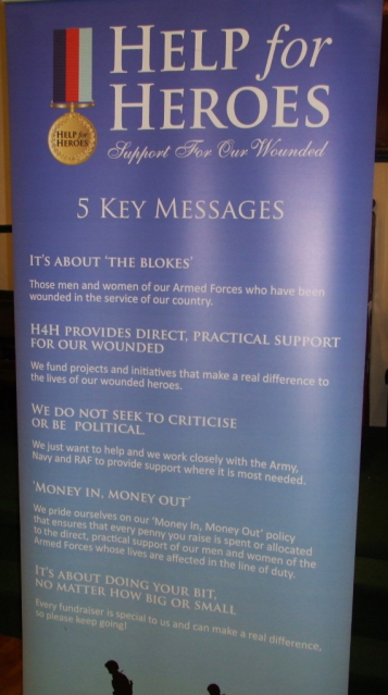 Help the Heroes Message