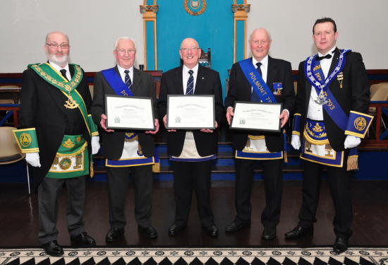 Bro James Newlands, John McKinny & Alexander Anderson