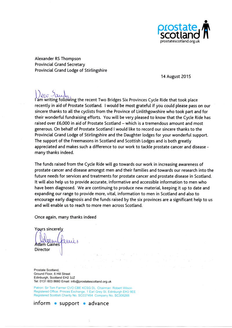 Prostate Cancer Letter